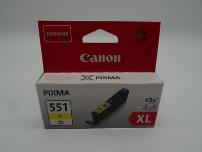 Original Canon 6446B001 / CLI551XL Y / CLI-551XL Tinte gelb für Pixma 7200 Serie