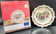 Villeroy & Boch 2022 Annual Christmas Edition Salad Plate Holiday Gift Dish NEW