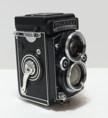 Lente doble Rolleiflex 2.8F 80 mm Zeiss Planar f2.8 con medidor de luz cámara fotográfica TLR - Imagen 12 de 24