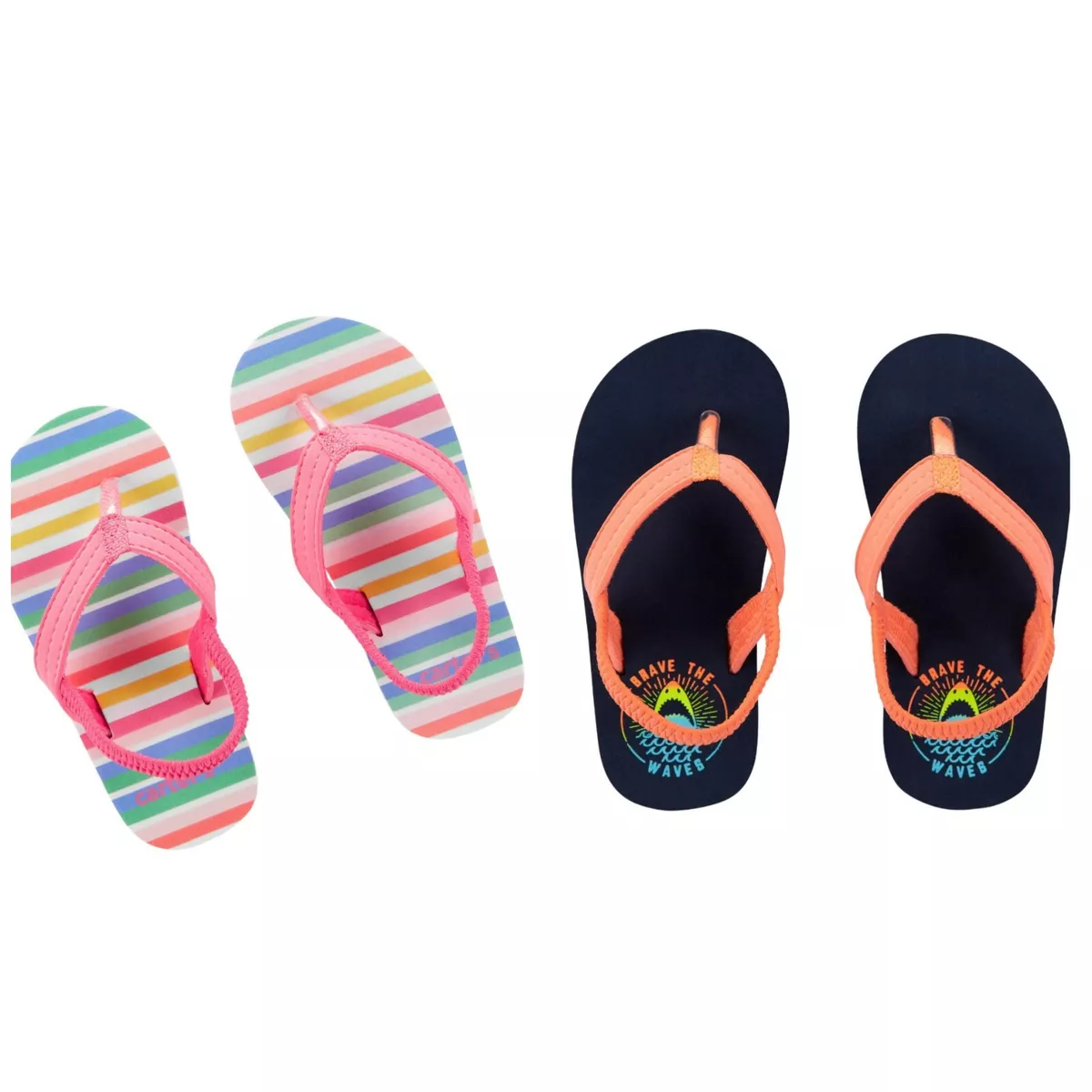 Carters girls sale flip flops
