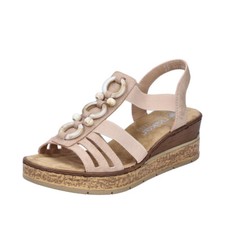 Rieker Women's Sandal Shoes Pink 63778