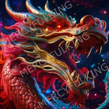 Dragon - Digital AI Art Image (4k HD) High Resolution Print Download