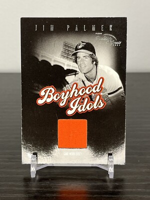 Jim Palmer 2003 Fleer Game Used Jersey #097/615 Boyhood Idols Baltimore Orioles