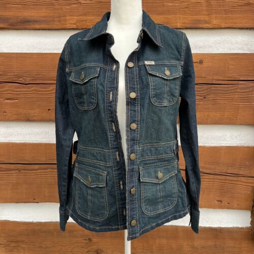 LEVI’s STRAUSS Signature Damen Blue Denim Utility Jeansjacke Gr. Large, L Neu mit Etikett