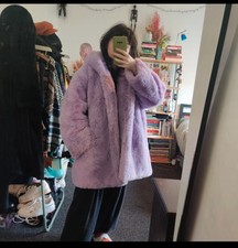 Elsie And Fred Faux Fur Lilac Jacket Lil Kim