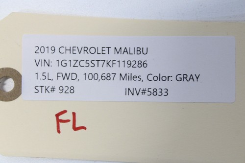2016-2024 CHEVROLET MALIBU FWD FRONT LEFT DRIVER SIDE ABS BRAKE HOSE OEM - Picture 6 of 6