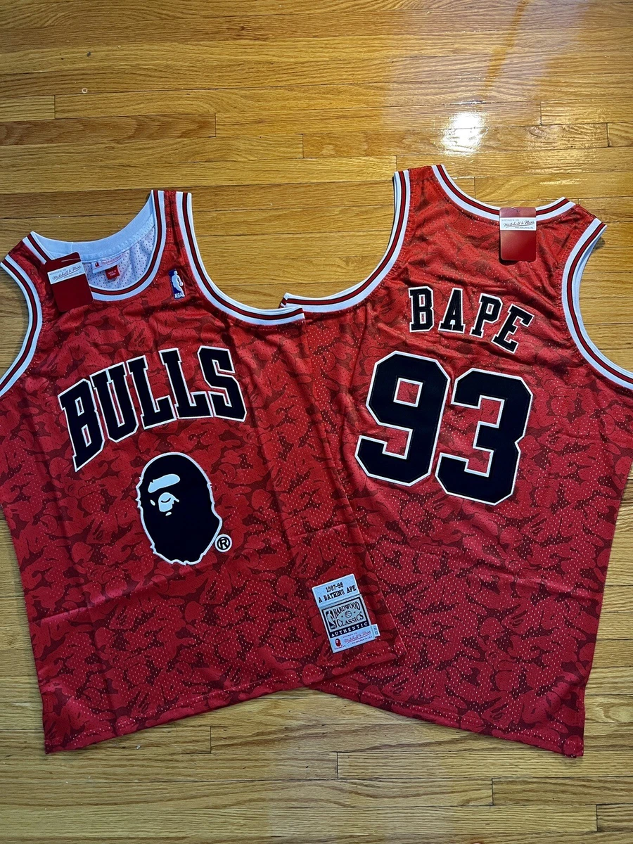 Bulls bape jersey 2025