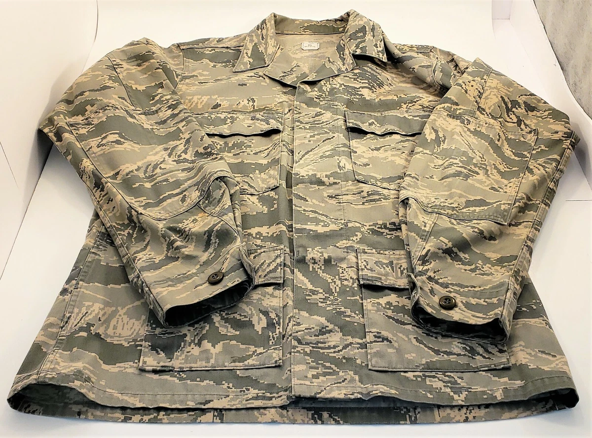 US Air Force Military Camouflage Utility Jacket Men's 40L DSCP USAF
