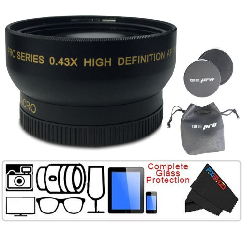 I3ePro 58MM Wide Angle & Telephoto for Canon Eos Rebel T3i T4i T5i T5 T6i T3 T2 - Picture 4 of 5