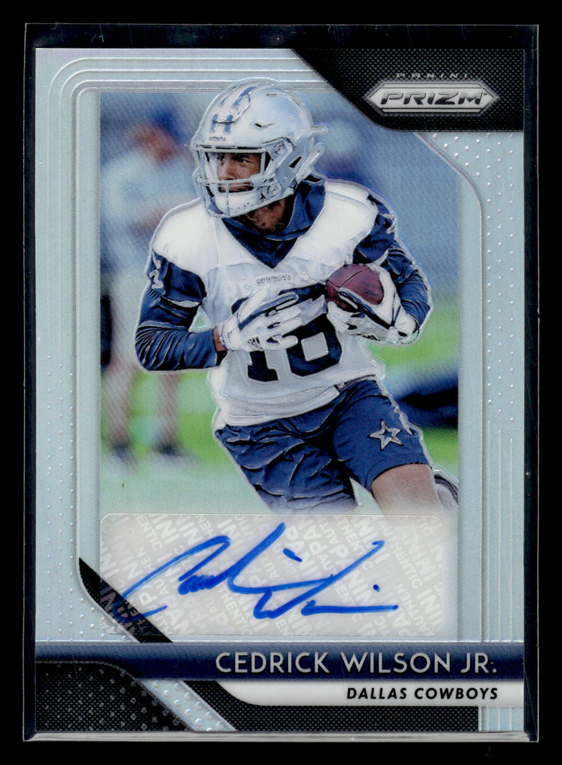 Cedrick Wilson Jr. Panini Prizm Rookie Autographs #CW Silver