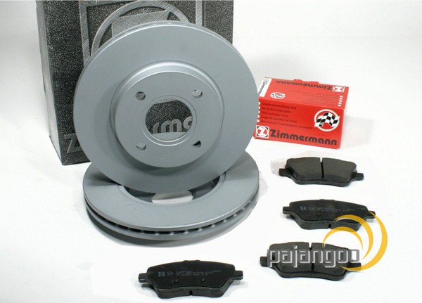 Zimmermann Bremsscheiben 283 Mm BremsbeläGe Vorne FüR Citroen Xsara Picasso-image