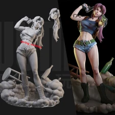 Revy Black Lagoon 3D Printing Unassembled Unpainted Resin Model Kits Garage Kits