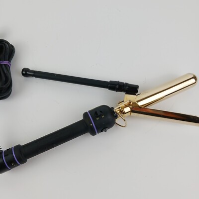 Hot Tools Professional Womens Travel Size Black And Gold Styling Curling Iron