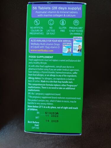 Vitabiotics Pregnacare Mum Postnatal Formula - 56 Tablets - Picture 3 of 5