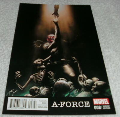  MARVEL COMICS A-FORCE # 8 VF+/NM 2016 RAZZAH-SHURI VARIANT  