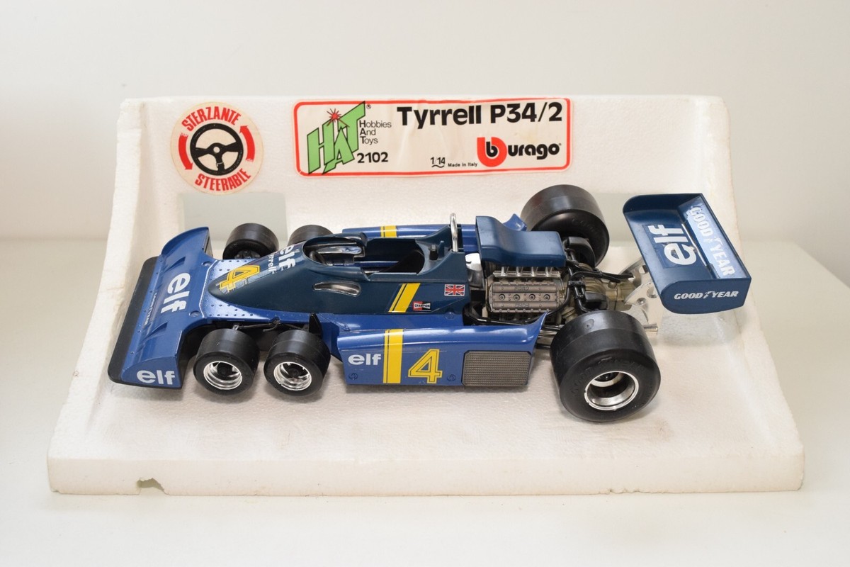 Modèle réduit Tyrrell - F1 P34 Elf 6 Wheels N 3 Pole Position And