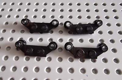 LEGO Space Weltraum Düsenhalter 4 stk 1x4 schwarz black Plate 18624 4590 A195