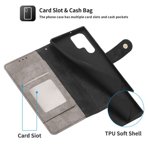Magnetic Leather Wallet Case Strap For Samsung Galaxy S24 S23 S22 S21 S20 Cover - Picture 43 of 72