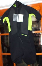 U.S.Divers Men's Shorty Wetsuit 2mm Neon Black  Green Sz. L New/Tags