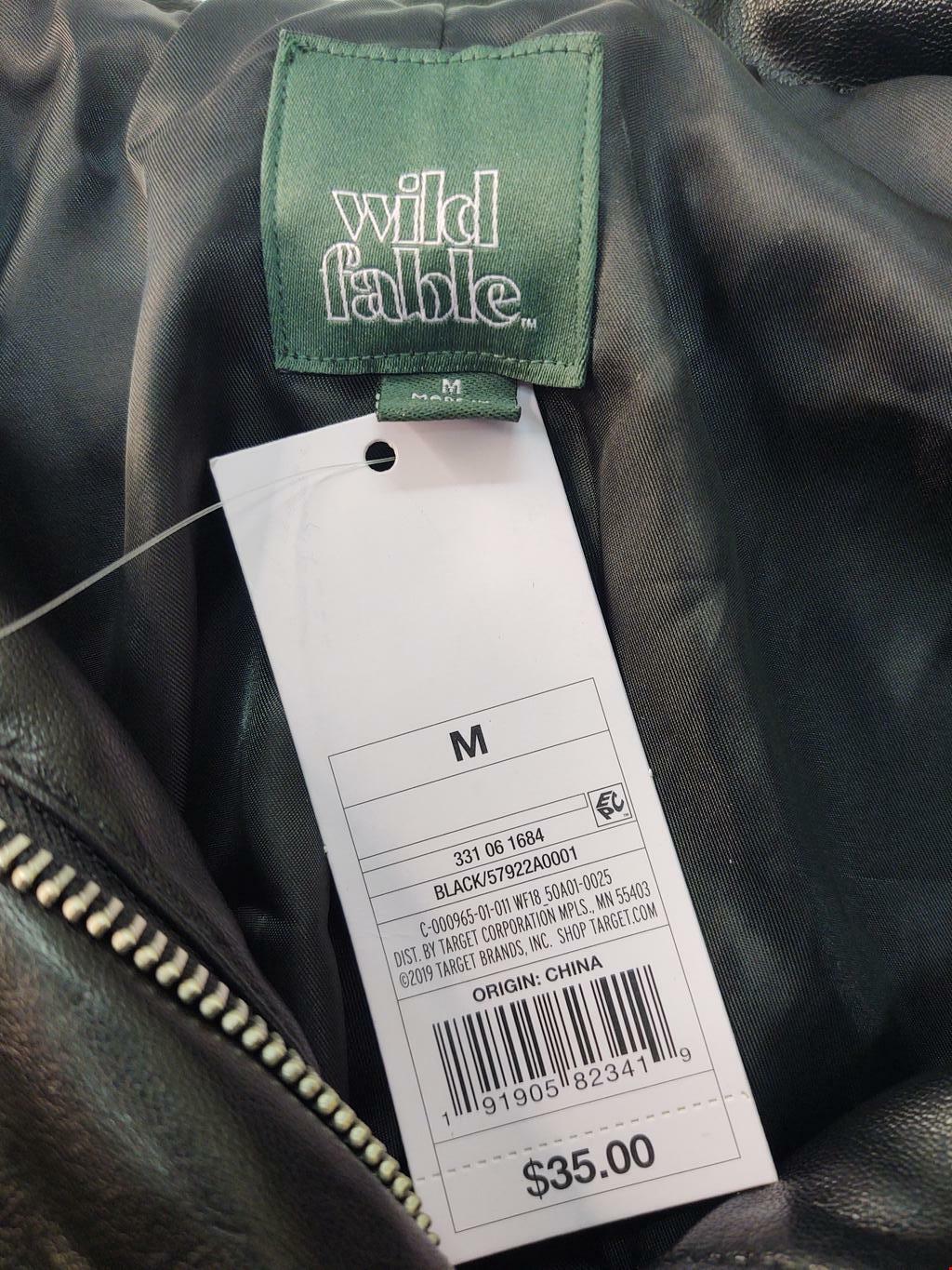 Women's Faux Leather Racing Jacket - Wild Fable™ : Target