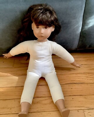 Sigikid Doll #5 - 18  Tall Brown Eyes Brown Hair White Body