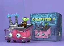 Frankendumpster & Bride Set Of 2 GITD Dumpster Fires Vinyl Art Figures New