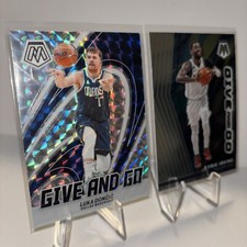 2023-24 Panini Mosaic Basketball Give And Go Luka Doncic Mosaic Prizm #11 +1