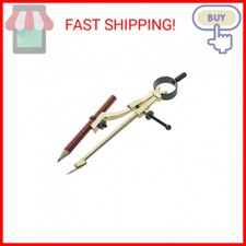 General Tools 842 Precision Pencil Compass, includes pencil , Yellow, 1 Count P