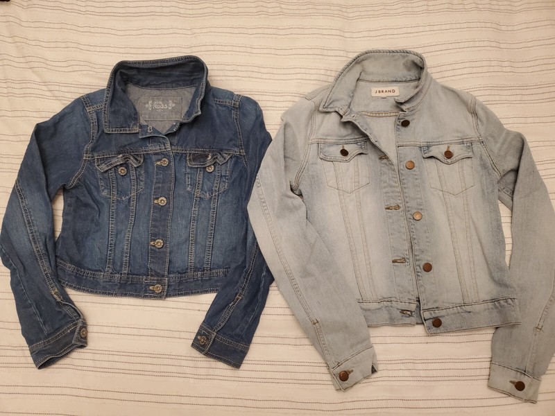 2 pc Lot MUDD & JBrand jean jackets sz S perfect for spring