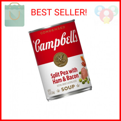 Campbell's Condensed Split Pea Soup With Ham and Bacon, Natural Smoke Flavoring