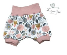 Baby Pumphose  kurz  Größe 68 /74 Rosa ♡ Handmade