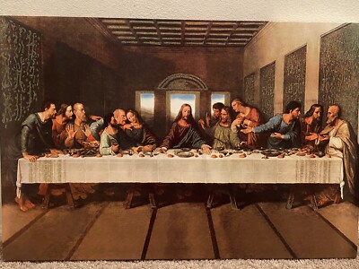 Last Supper Painting 23.5x35 Inches | eBay
