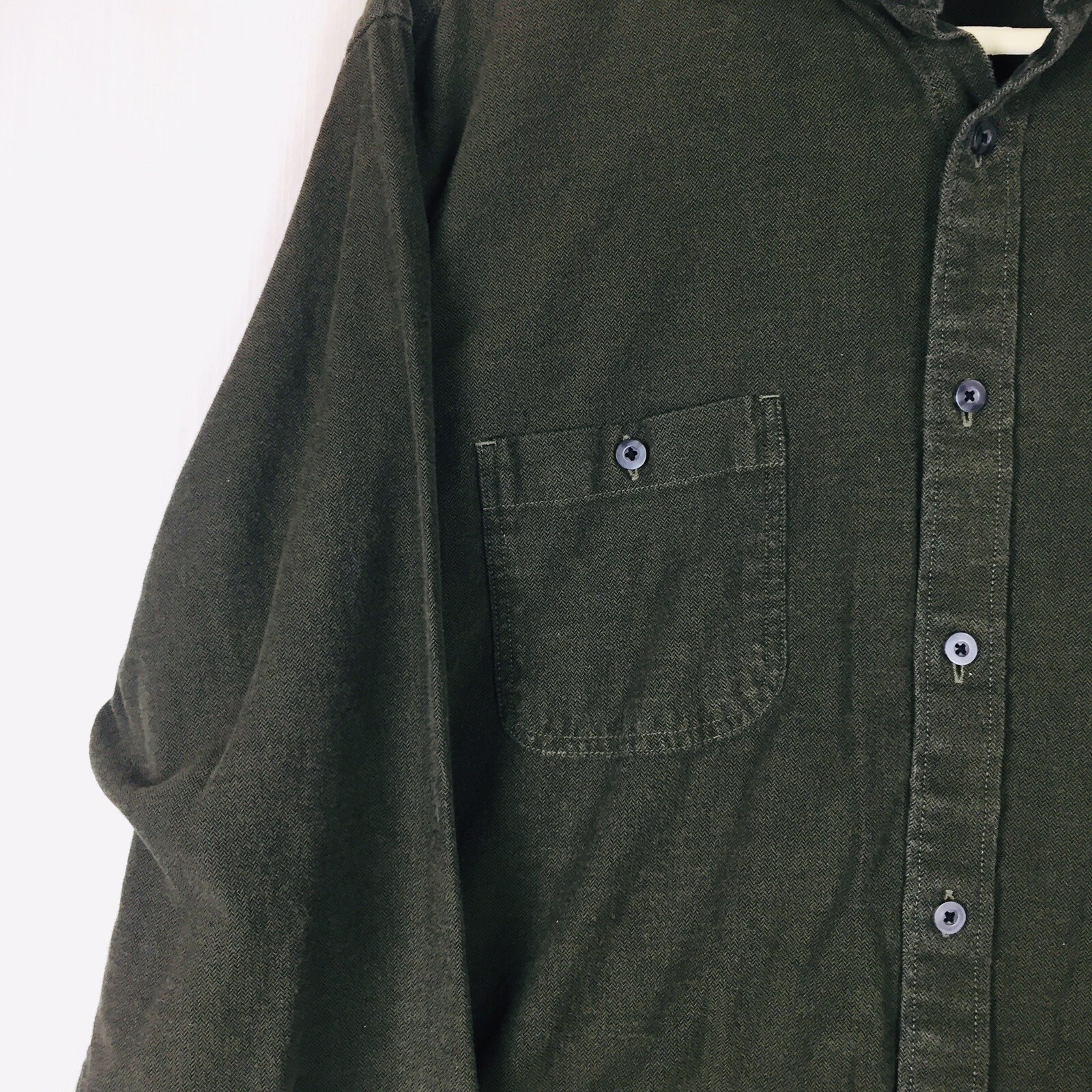 UNTUCKit Men Dark Gray Solid Button Up Long Sleev… - image 5