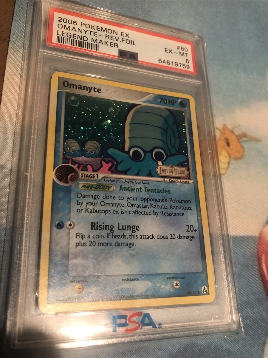 Omanyte 60/92 Legend Maker Reverse Holo for sale online | eBay Omanyte 60/92 Legend Maker Reverse Holo for sale online | eBay