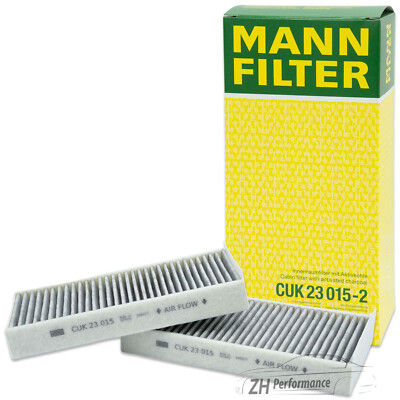 MANN-FILTER CUK 23 015-2 Innenraumfilter Aktivkohle für BMW X1 2er Active Tourer