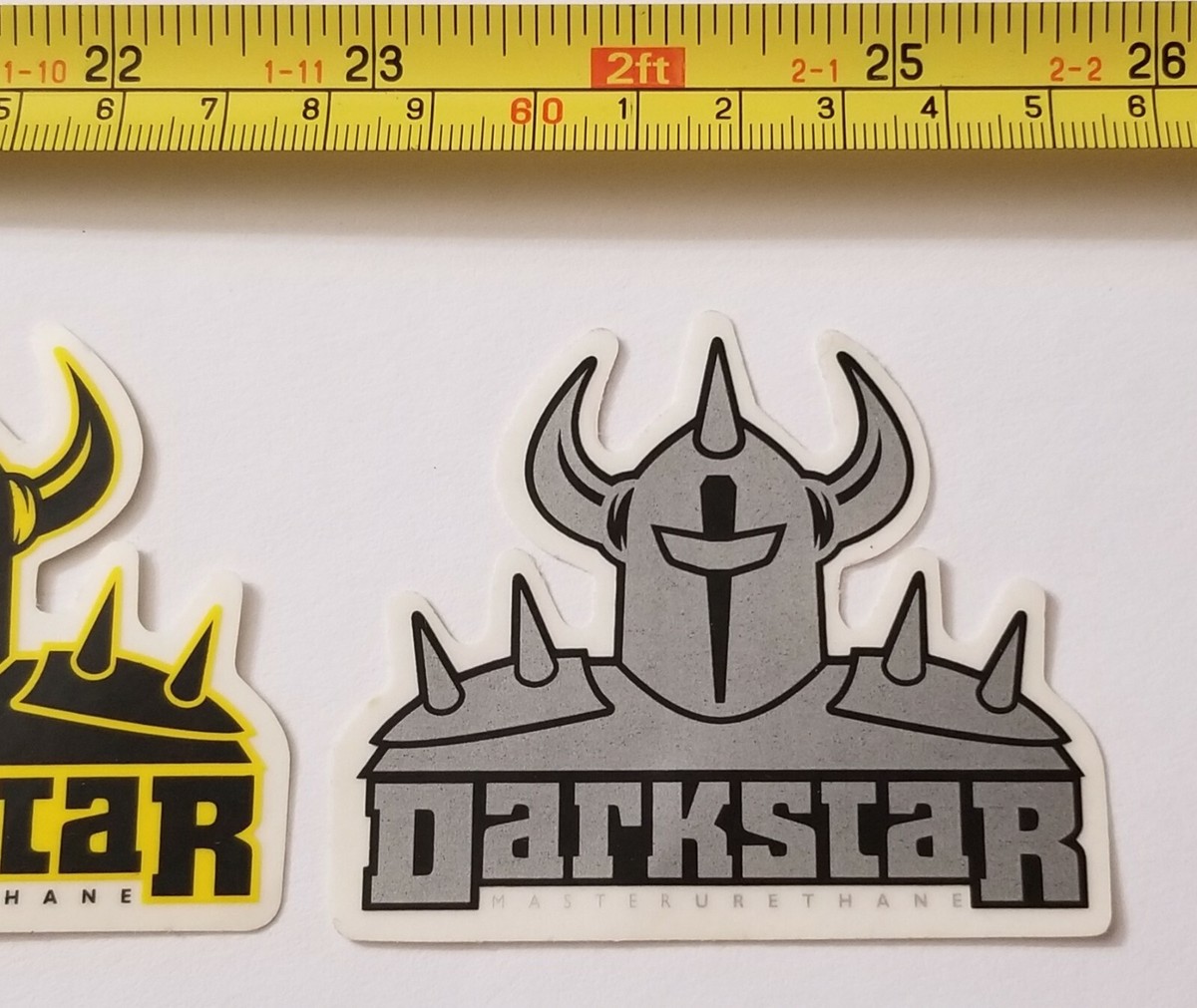 DARKSTAR 4 STICKER LOT VINYL SKATE SKATEBOARD WHEELS DECK VINYL