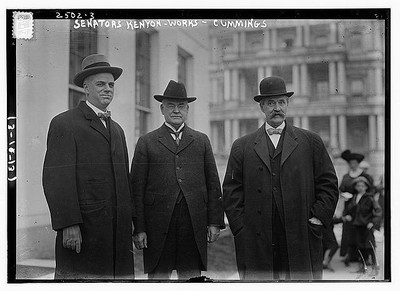 Senators,William Squire Kenyon,John Downey Works,Albert Cummins,March 10,1913