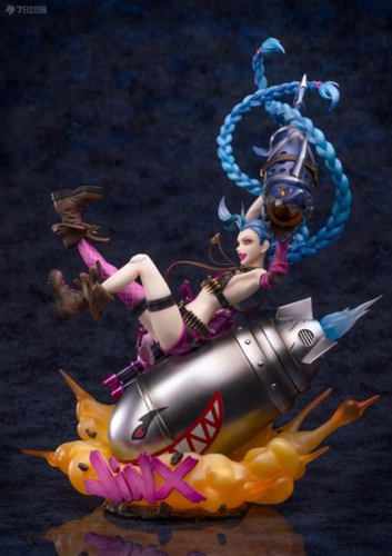 Myethos Statua dipinta in scala 1/7 League of Legends LOL Jinx - Foto 9 di 11