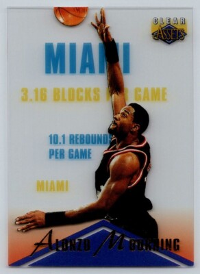 1996 Clear Assets #4 Alonzo Mourning