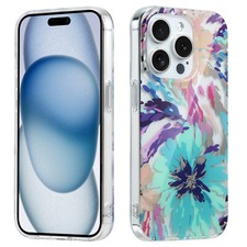 For iPhone 17 16 15 14 13 12 11 Pro Max Embossed Pattern TPU Bumper Clear Case