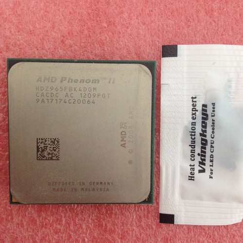 AMD Phenom II X4 965 BE 3.4GHz Socket AM3 6MB Quad Core 125W HDZ965FBK4DGM CPU - 第 1/2 張圖片