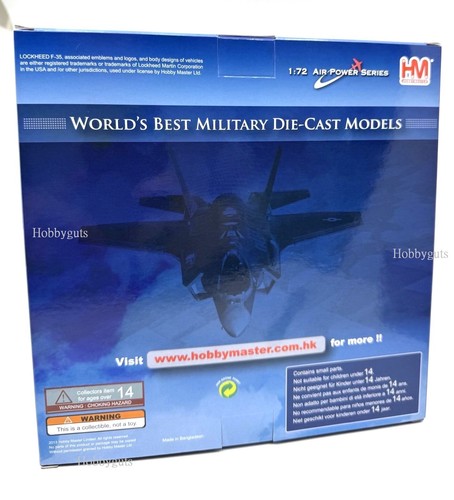 Hobby Master HA4444, F-35A "Husarz" 3501, Polish Air Force, 2024 (w/painted RAM) - Picture 3 of 5