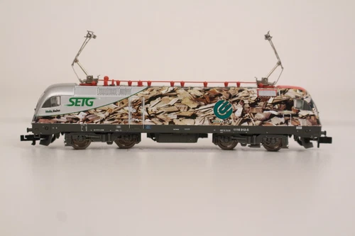 MiniTrix 12250 SETG Elektro-Lokomotive Holz-Bahn 1116 912-5 Spur N Licht 47b74