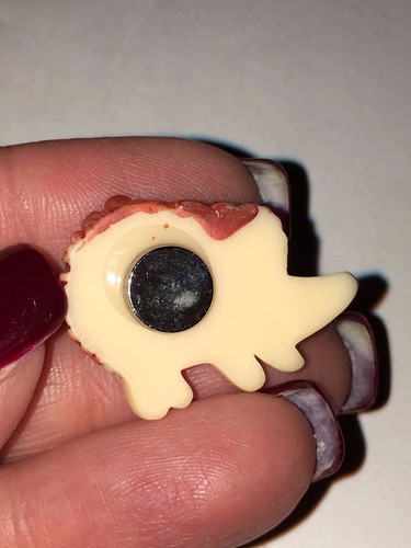 Set of 5 PINK HEDGEHOG bulletin board pushpins, thumbtacks, or magnets - Picture 9 of 10