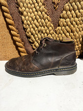 Dr Martens Mens Sussex Brown Leather Lace Up Ankle Chukka Work Boots US 10M/11L
