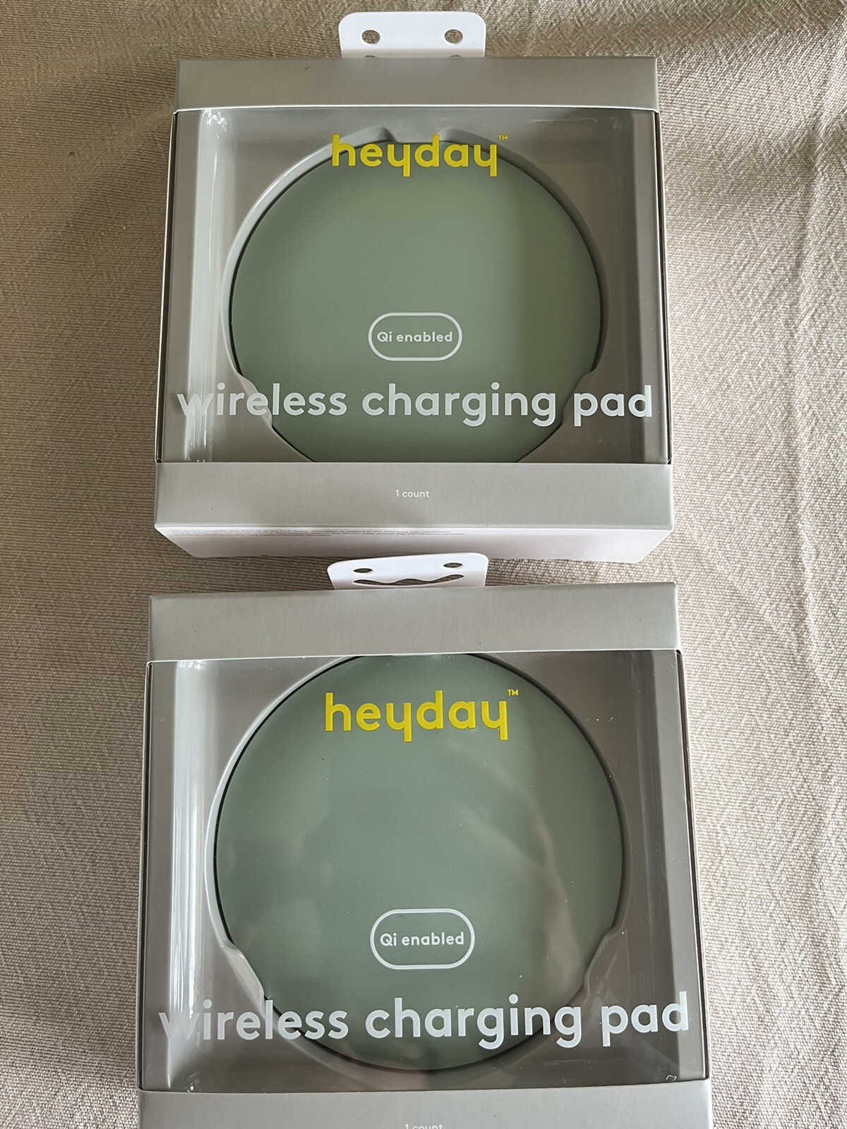 Heyday 5W Qi Enabled Wireless Charging Pad River Green Set of 2 eBay