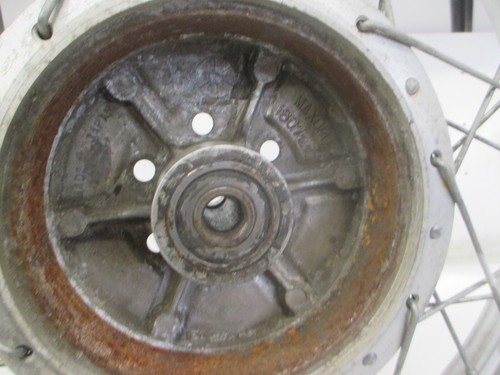 1981 SUZUKI GN400TX GN 400 TX REAR BACK WHEEL RIM RING 16 X 2.15 - Picture 5 of 12