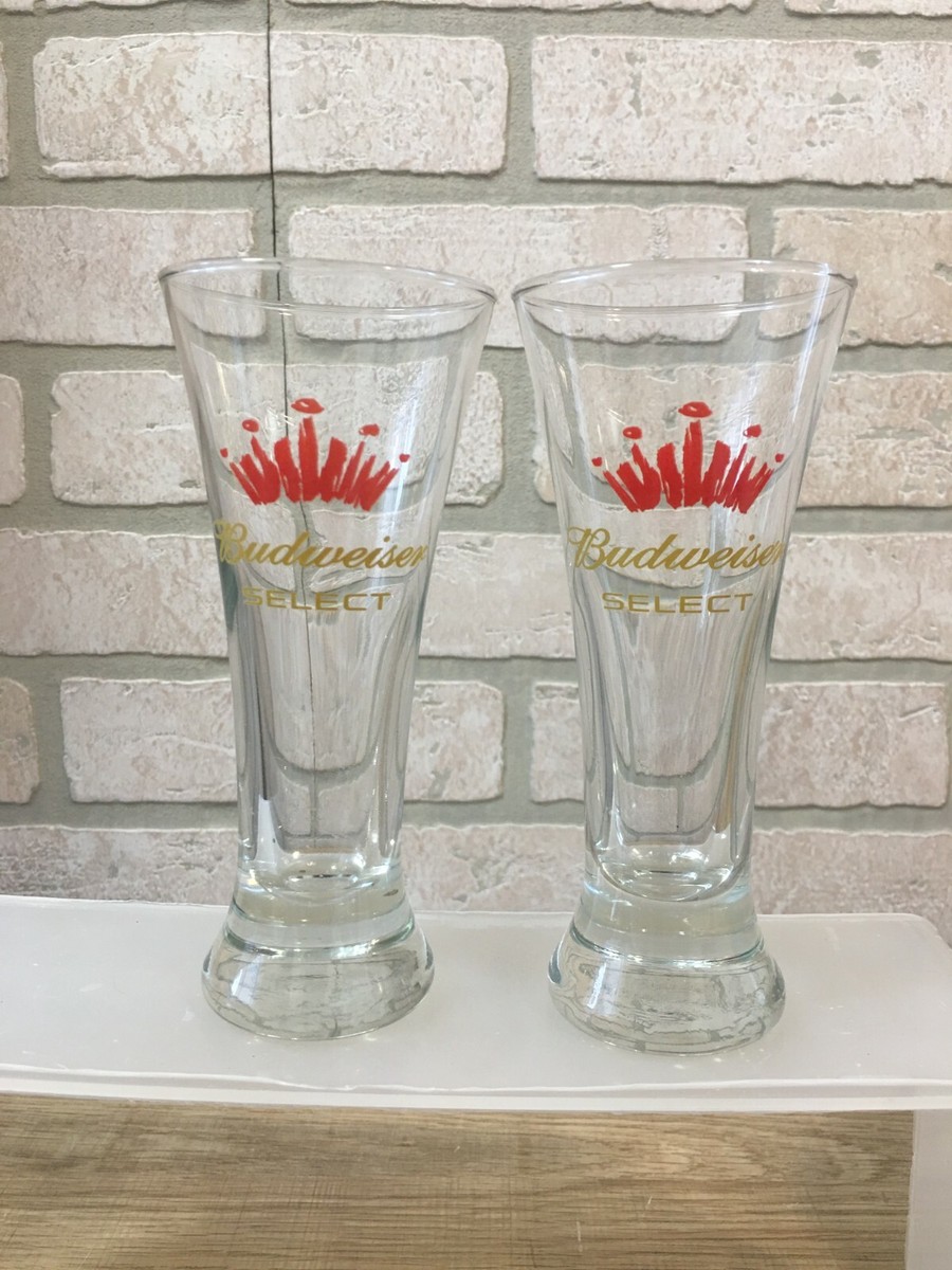 Budweiser Select Pilsner Style Drinking Glasses Small 6oz | eBay