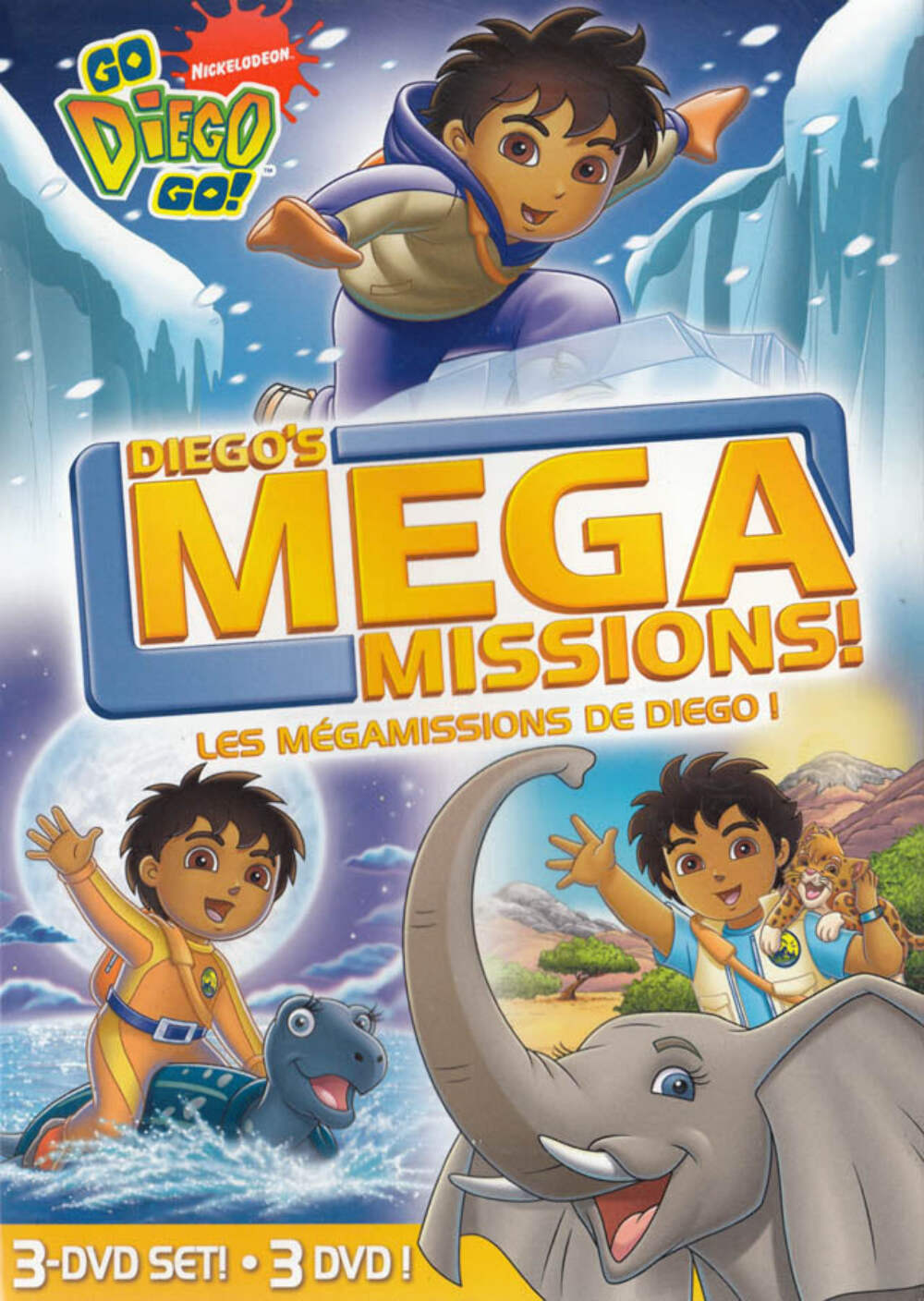 Go Diego Go: Diego s Mega Missions (3-DVD Set) (Boxset) (Bilingual) DVD ...