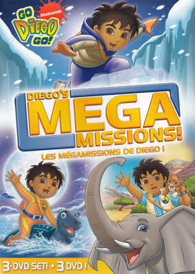 Go Diego Go: Diego s Mega Missions (3-DVD Set) (Boxset) (Bilingual) DVD